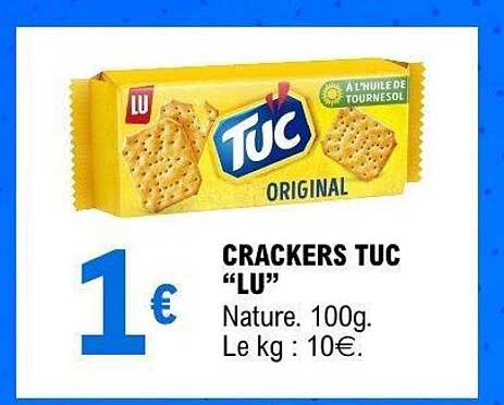 CRACKERS TUC "LU"