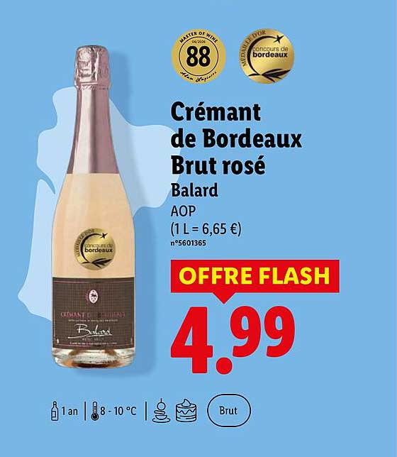 Crémant de Bordeaux Brut rosé Balard