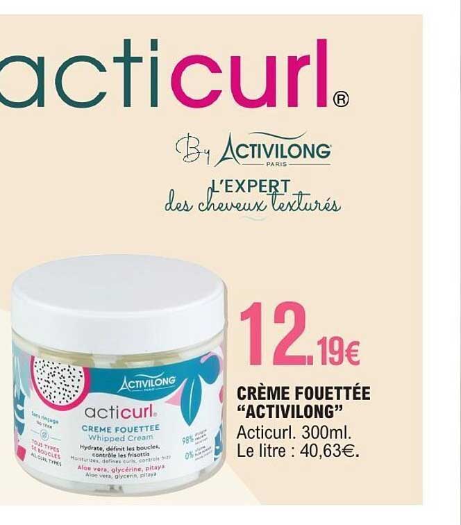 CRÈME FOUETTÉE “ACTIVILONG”