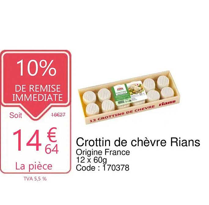 Crottin de chèvre Rians