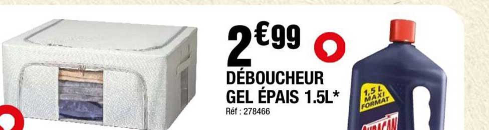 DÉBOUCHEUR GEL ÉPAIS 1.5L*