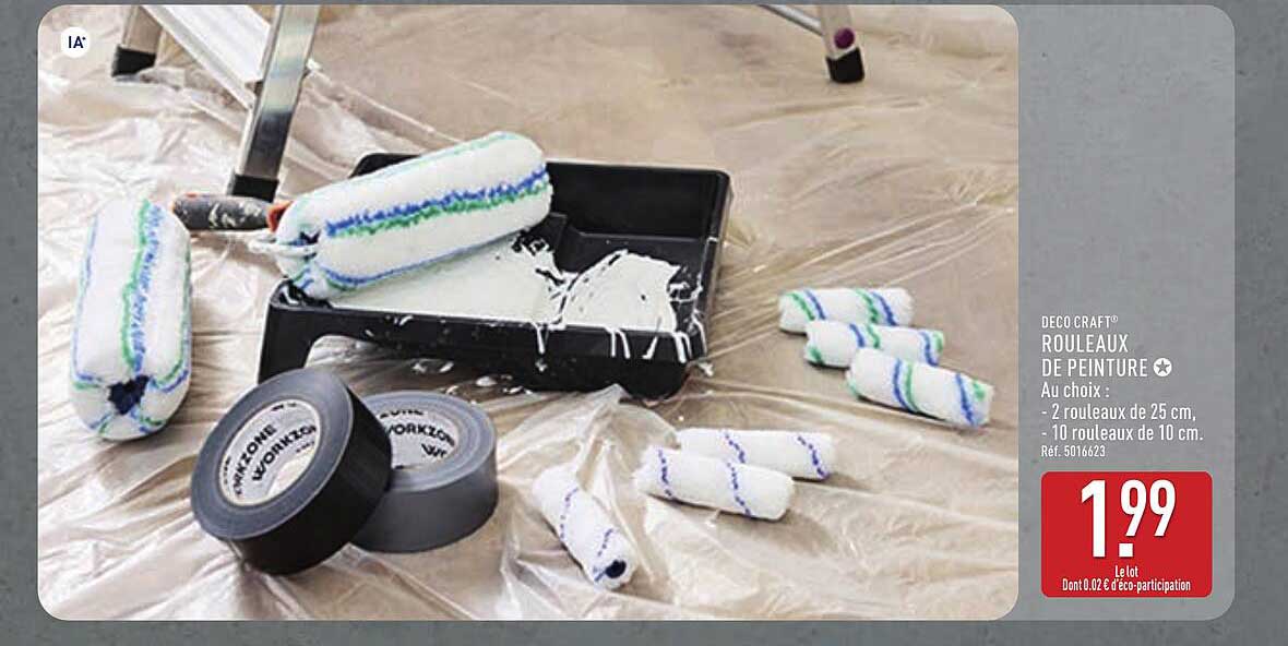 DECO CRAFT® ROULEAUX DE PEINTURE