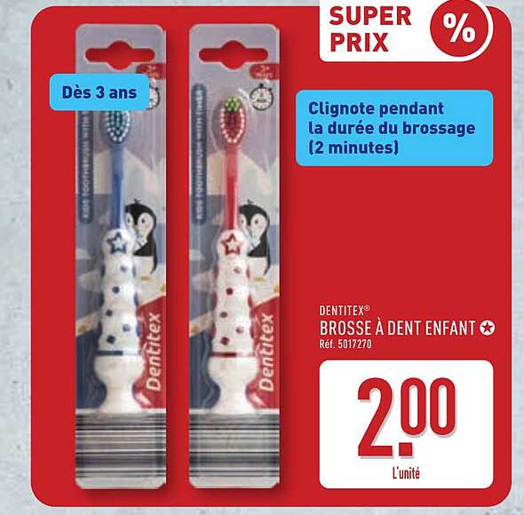 DENTIFEX BROSSE À DENT ENFANT