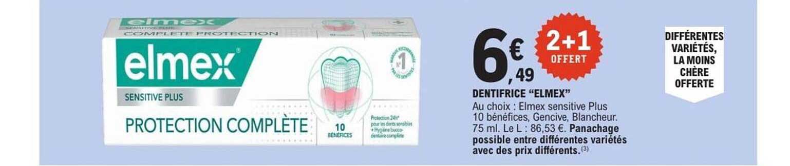 DENTIFRICE “ELMEX”