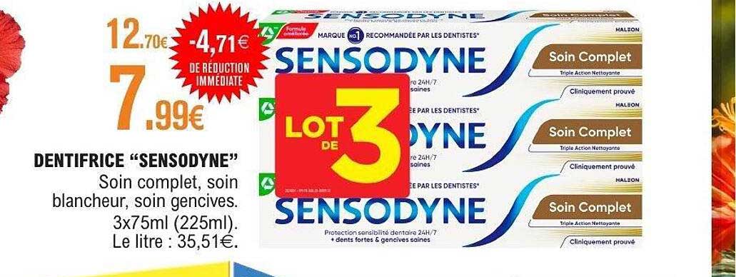 DENTIFRICE “SENSODYNE”