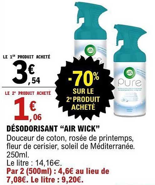 DÉSODORISANT “AIR WICK”