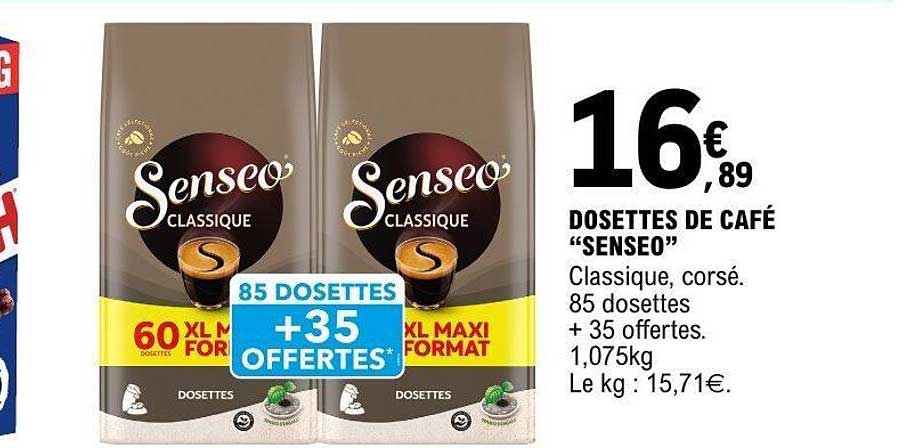 DOSETTES DE CAFÉ "SENSEO"