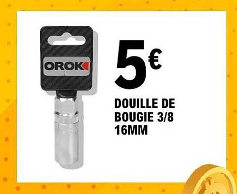 DOUILLE DE BOUGIE 3/8 16MM