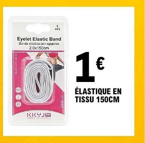 ÉLASTIQUE EN TISSU 150CM