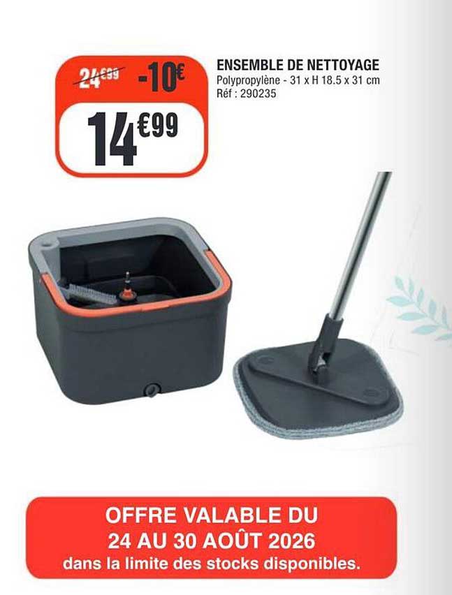 ENSEMBLE DE NETTOYAGE