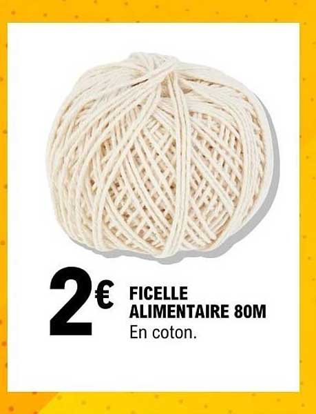 FICELLE ALIMENTAIRE 80M