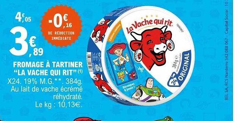 FROMAGE À TARTINER "LA VACHE QUI RIT" (1)