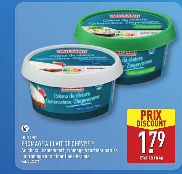 FROMAGE AU LAIT DE CHÈVRE (D)