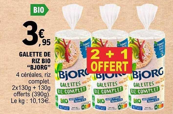 GALETTE DE RIZ BIO "BIORG"