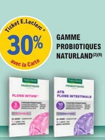 GAMME PROBIOTIQUES NATURLAND(2X9)
