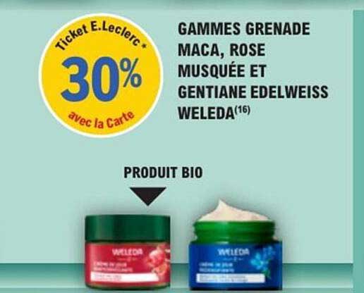 GAMMES GRENADE MACA, ROSE MUSQUÉE ET GENTIANE EDELWEISS WELEDA