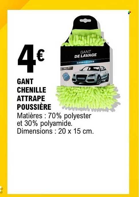 GANT CHENILLE ATTRAPE POUSSIÈRE