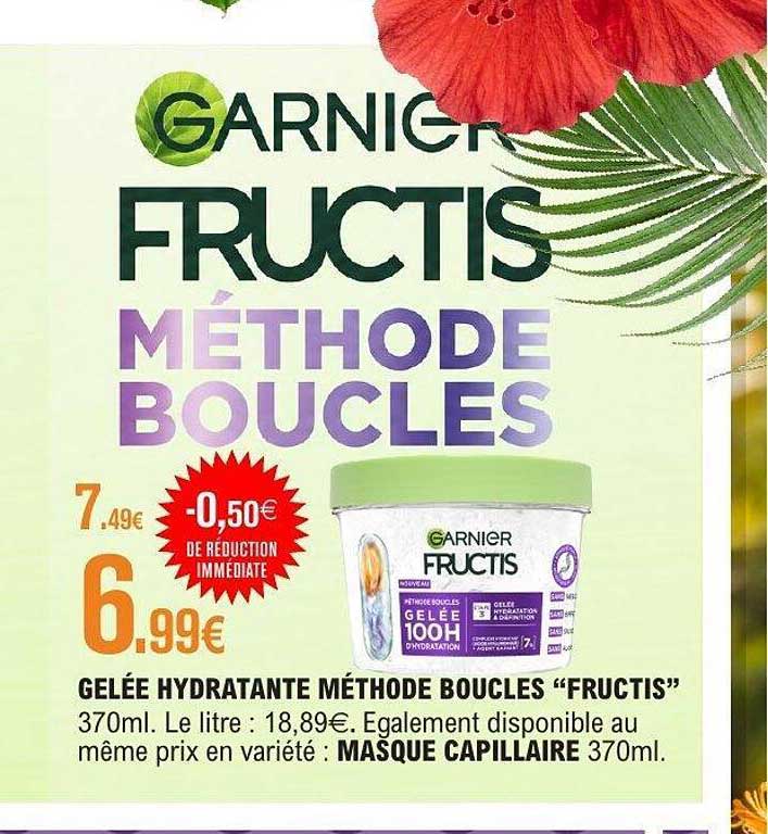 GARNIER FRUCTIS MÉTHODE BOUCLES
