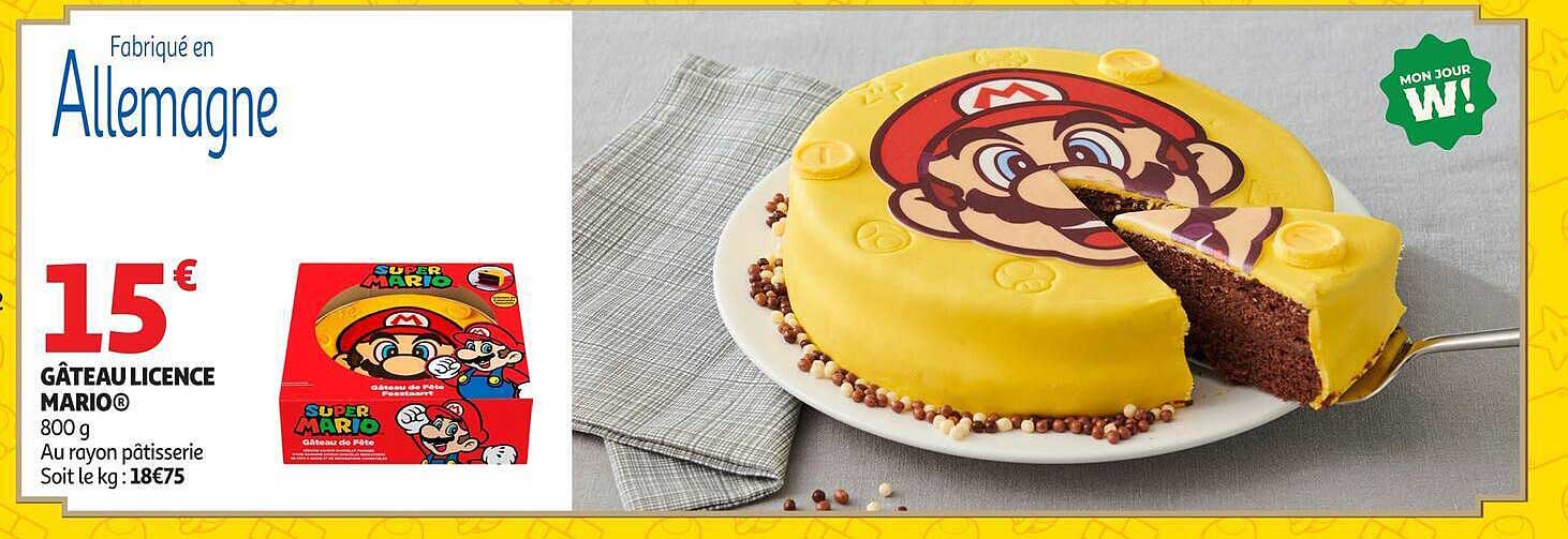 GÂTEAU LICENCE MARIO®