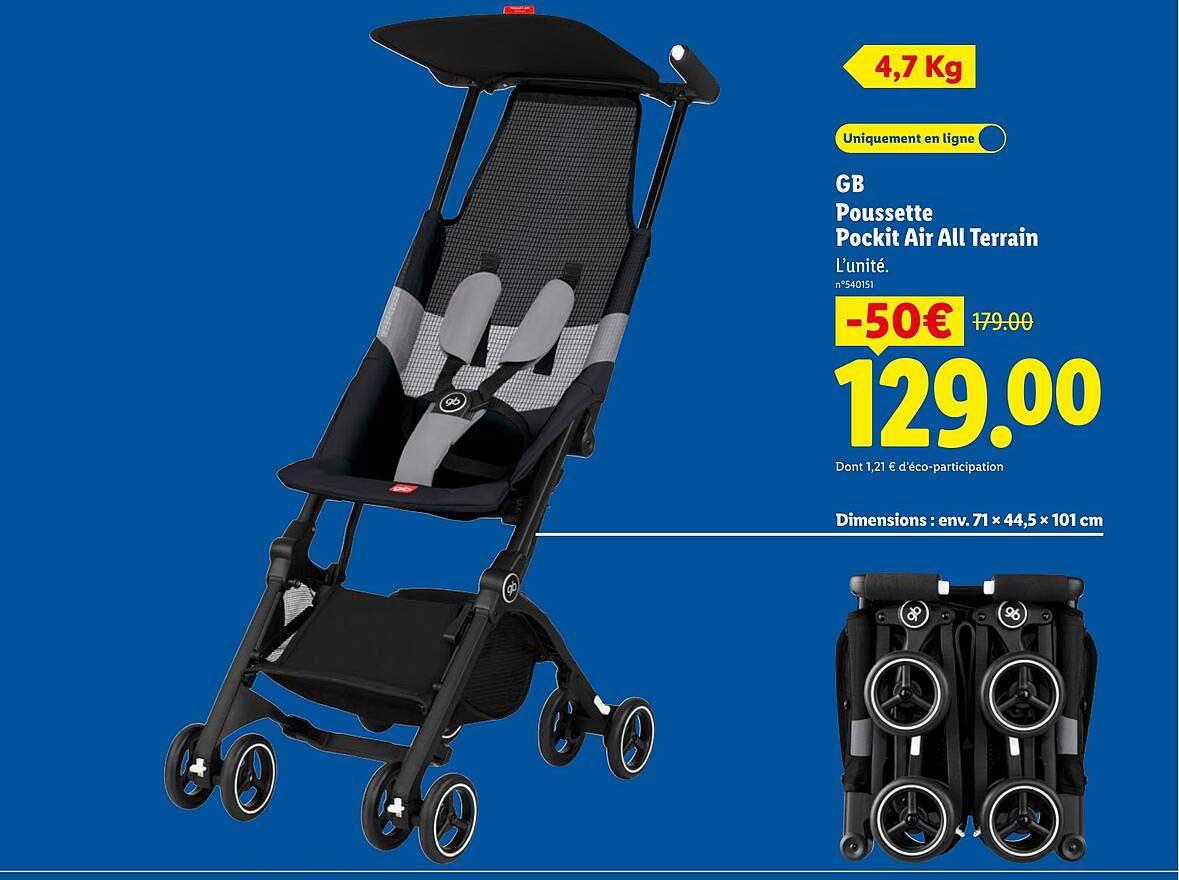 GB Poussette Pockit Air All Terrain
