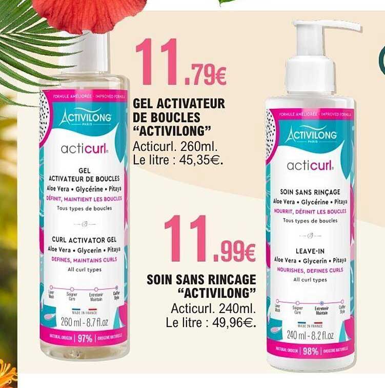 GEL ACTIVATEUR DE BOUCLES “ACTIVILONG”