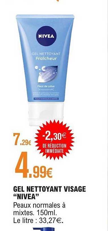 GEL NETTOYANT VISAGE “NIVEA”