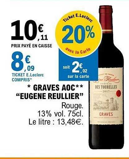 GRAVES AOC "EUGENE REULLIER" Rouge.