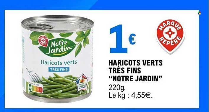 HARICOTS VERTS TRÈS FINS “NOTRE JARDIN”