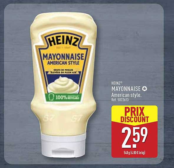 HEINZ MAYONNAISE American style.