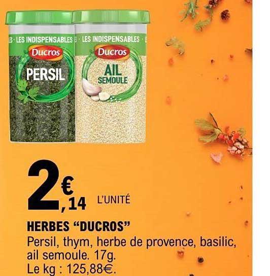 HERBES “DUCROS”
