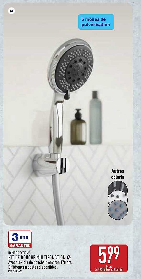 KIT DE DOUCHE MULTIFONCTION