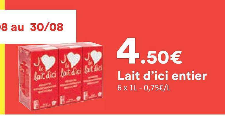 Lait d’ici entier