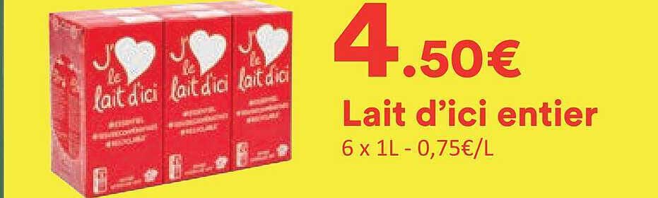 Lait d’ici entier