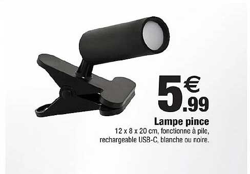 Lampe pince