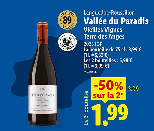 Languedoc-Roussillon Vallée du Paradis Vieilles Vignes Terre des Anges