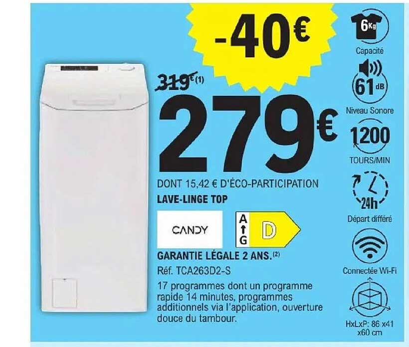 LAVE-LINGE TOP