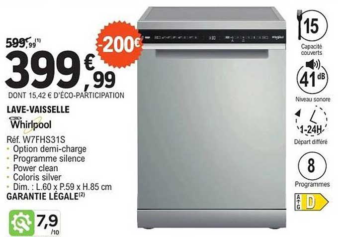 LAVE-VAISSELLE Whirlpool