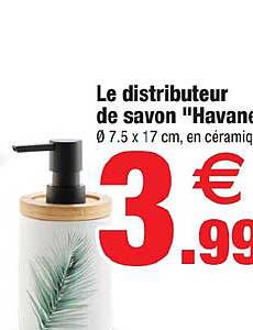 Le distributeur de savon "Havane"
