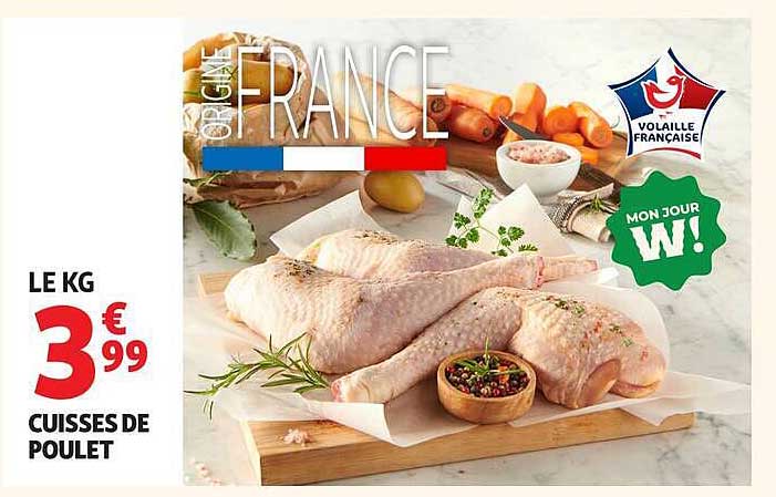 LE KG CUISSES DE POULET