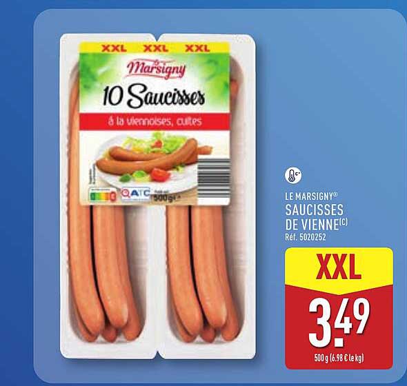 LE MARSIGNY SAUCISSES DE VIENNE[C] Réf. 5020252