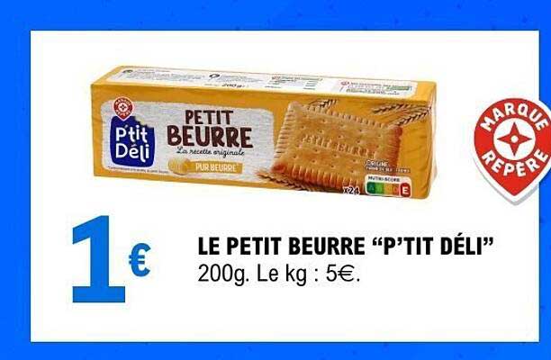 LE PETIT BEURRE “P’TIT DÉLÍ”