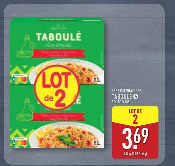 LES LÉGENDAIRES TABOULÉ