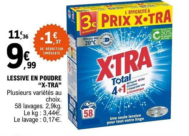 LESSIVE EN POUDRE “X-TRA”