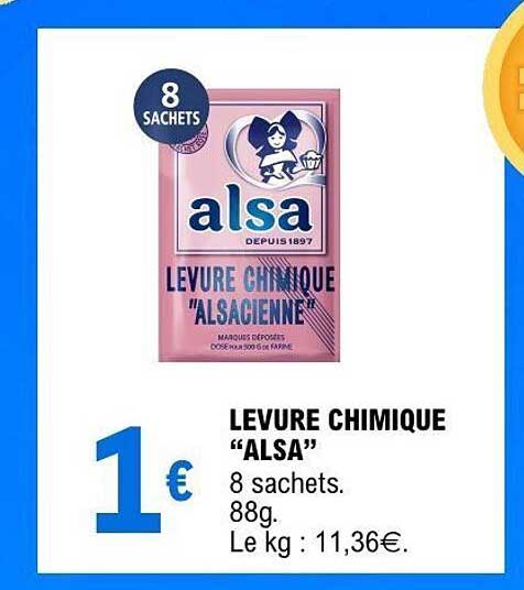 LEVURE CHIMIQUE “ALSA”