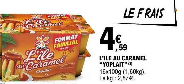 L’ILE AU CARAMEL "YOPLAIT"