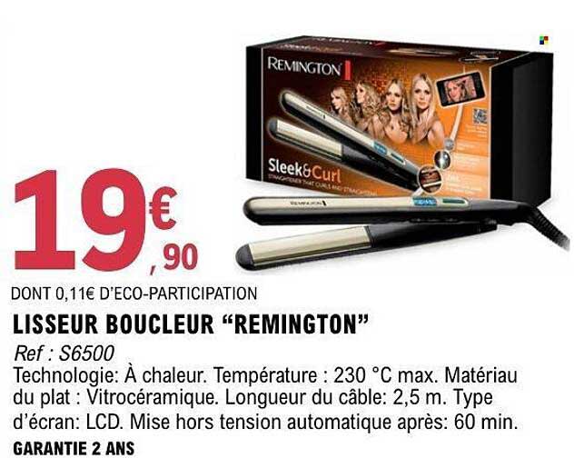 LISSEUR BOUCLEUR “REMINGTON”