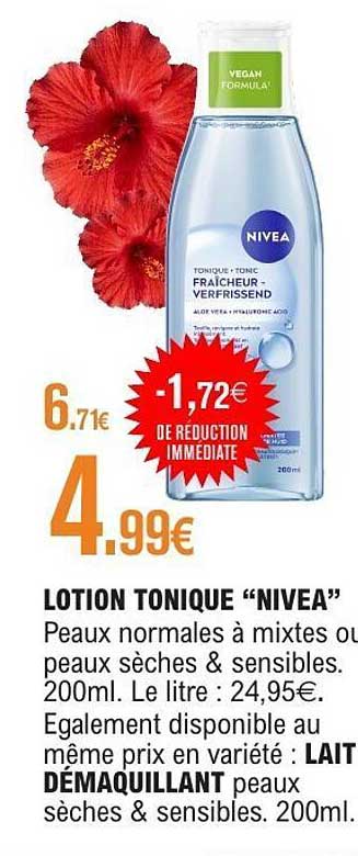 LOTION TONIQUE “NIVEA”