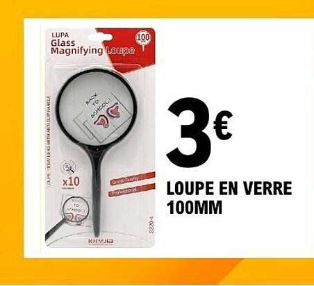LOUPE EN VERRE 100MM