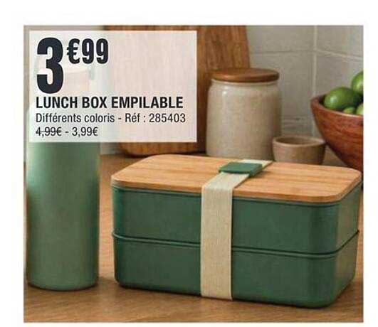LUNCH BOX EMPILABLE