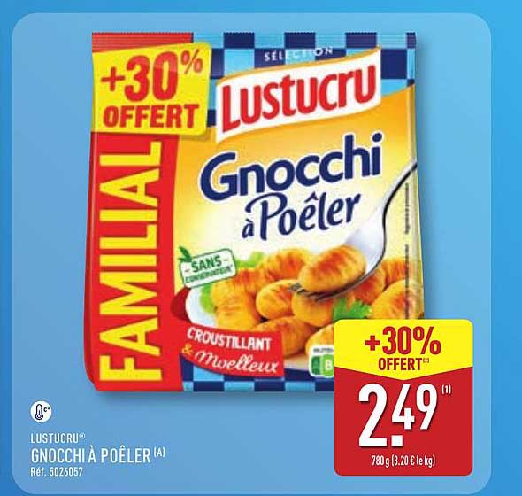 Lustucru Gnocchi à poêler